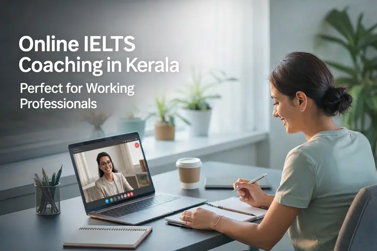 nurse attending online ielts coaching in kerala from home