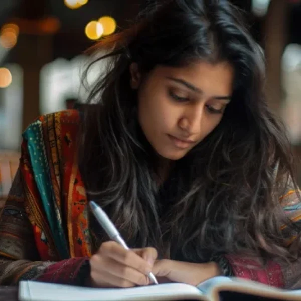 student studying at OET coaching centre in Kerala