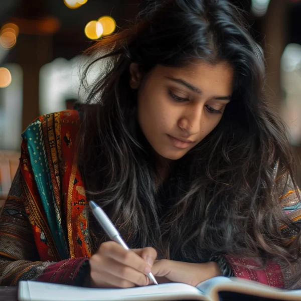 student studying at OET coaching centre in Kerala